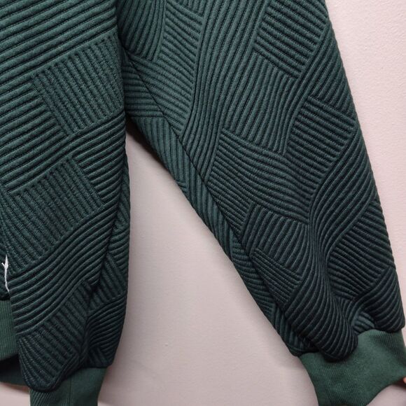 Jmierr Pullover Sweater Men Size 2XL Green Textured Casual Fall Winter - Picture 3 of 10